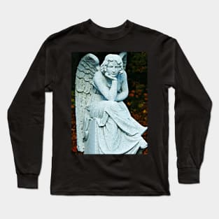 Pondering Angel Long Sleeve T-Shirt